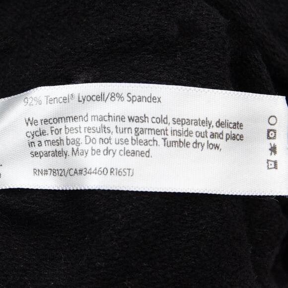 Eileen Fisher Black Long Sleeve Pocket Tunic Dress Size Medium - Picture 6 of 8